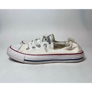 Converse Chuck Taylor All Star Women's White Shoreline Slip On Sneakers Size 8